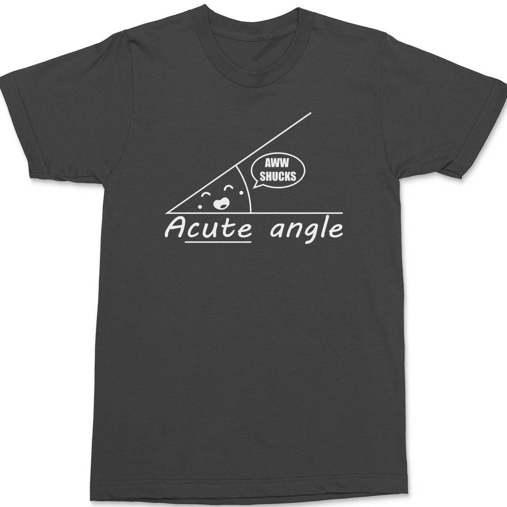 Acute Angle T-Shirt CHARCOAL