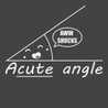 Acute Angle T-Shirt CHARCOAL