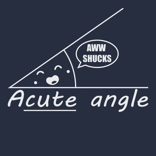 Acute Angle T-Shirt Navy