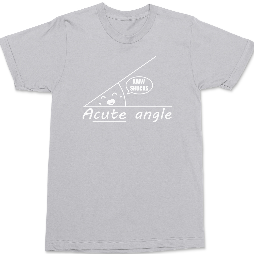 Acute Angle T-Shirt SILVER