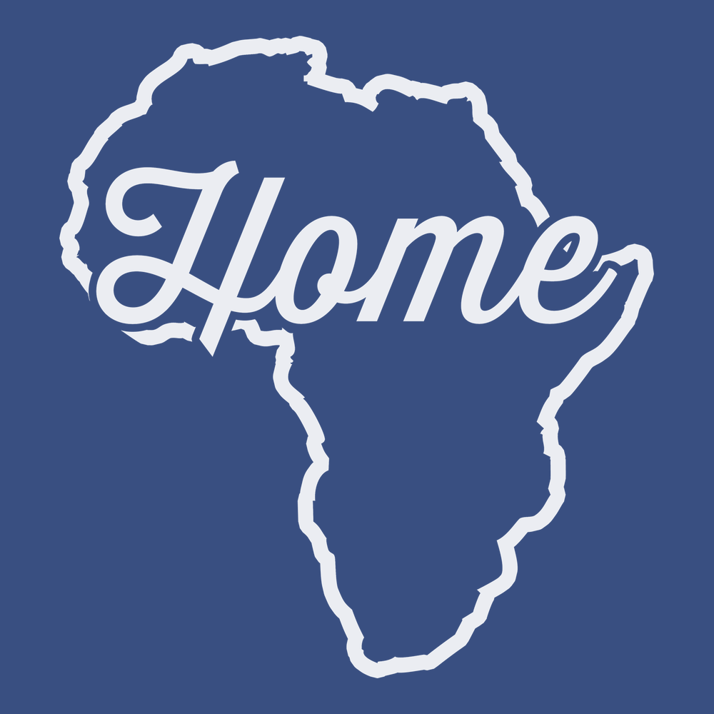 Africa Home T-Shirt BLUE