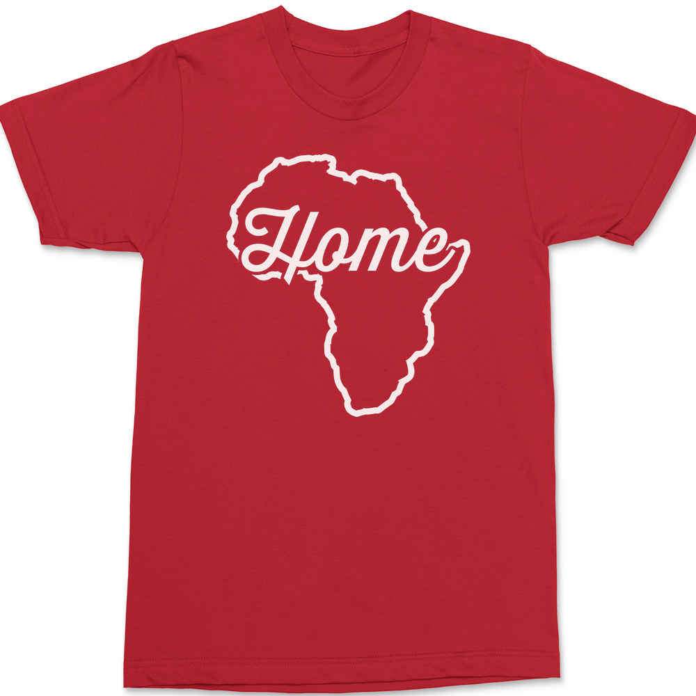 Africa Home T-Shirt RED