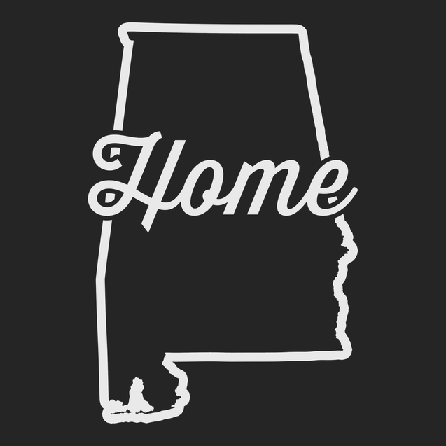 Alabama Home T-Shirt BLACK