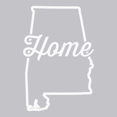 Alabama Home T-Shirt SILVER