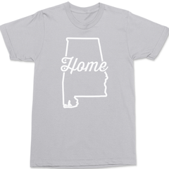 Alabama Home T-Shirt SILVER