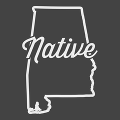 Alabama Native T-Shirt CHARCOAL
