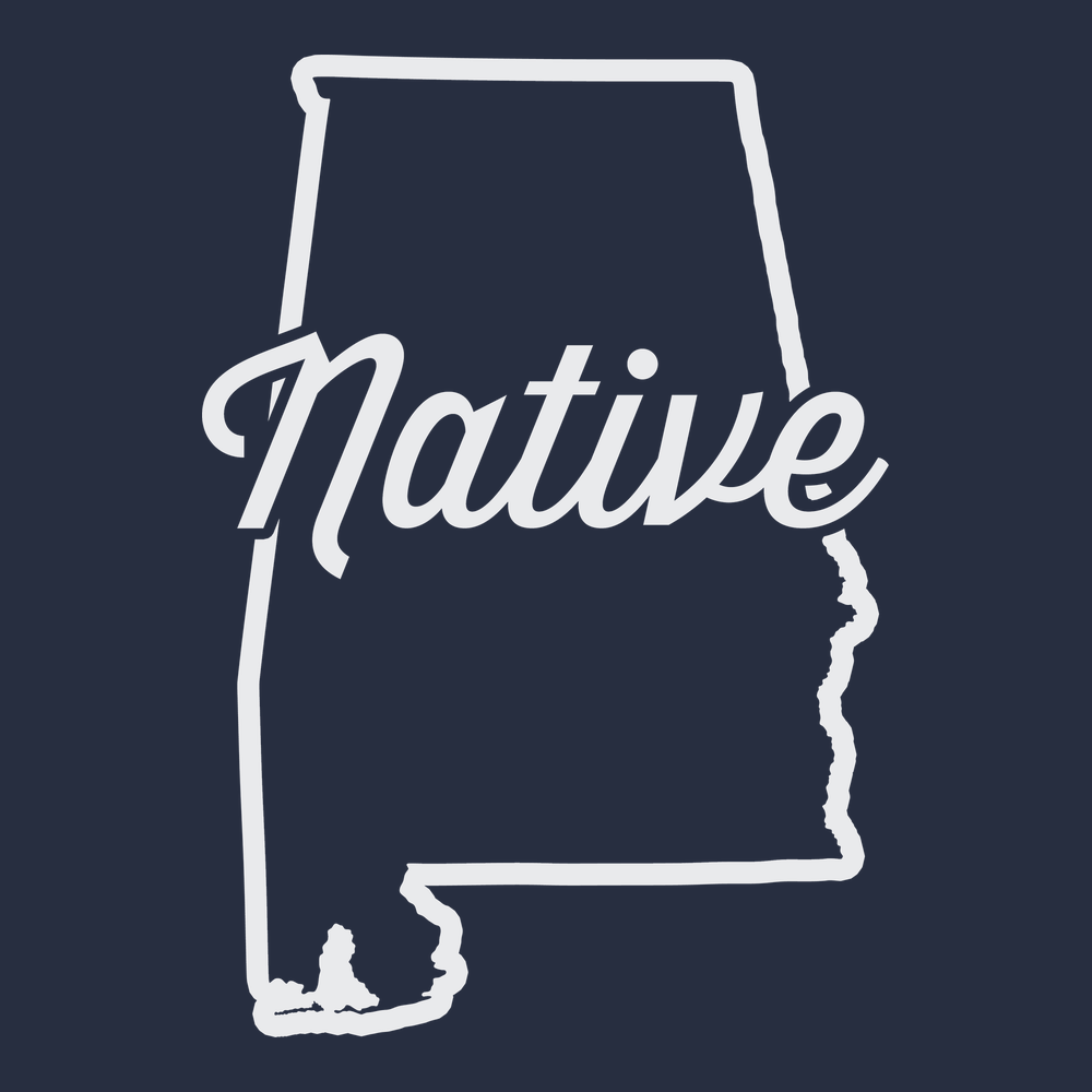 Alabama Native T-Shirt NAVY