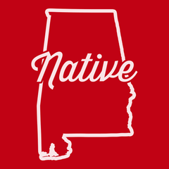 Alabama Native T-Shirt RED