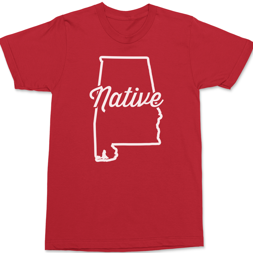 Alabama Native T-Shirt RED