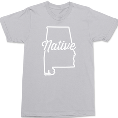 Alabama Native T-Shirt SILVER