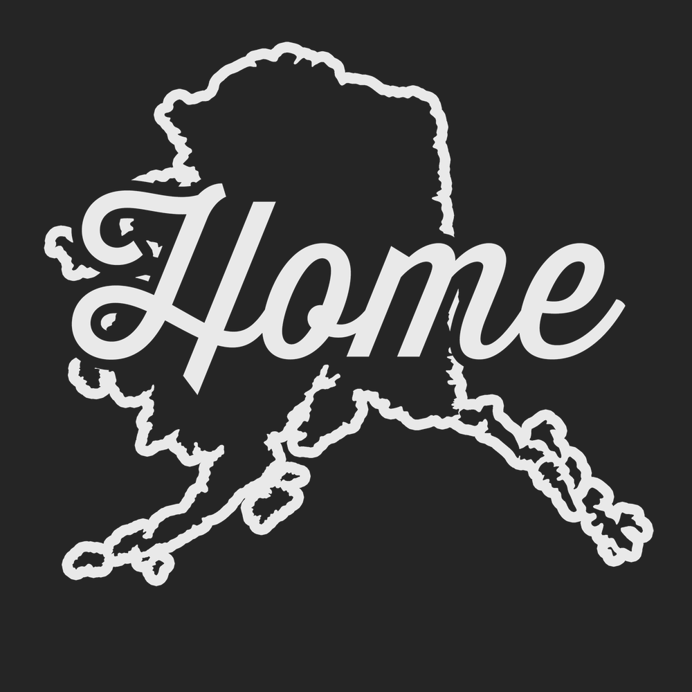 Alaska Home T-Shirt BLACK