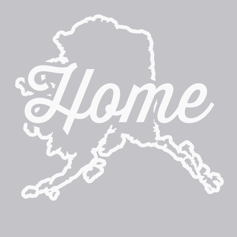 Alaska Home T-Shirt SILVER