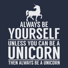 Always Be A Unicorn T-Shirt NAVY