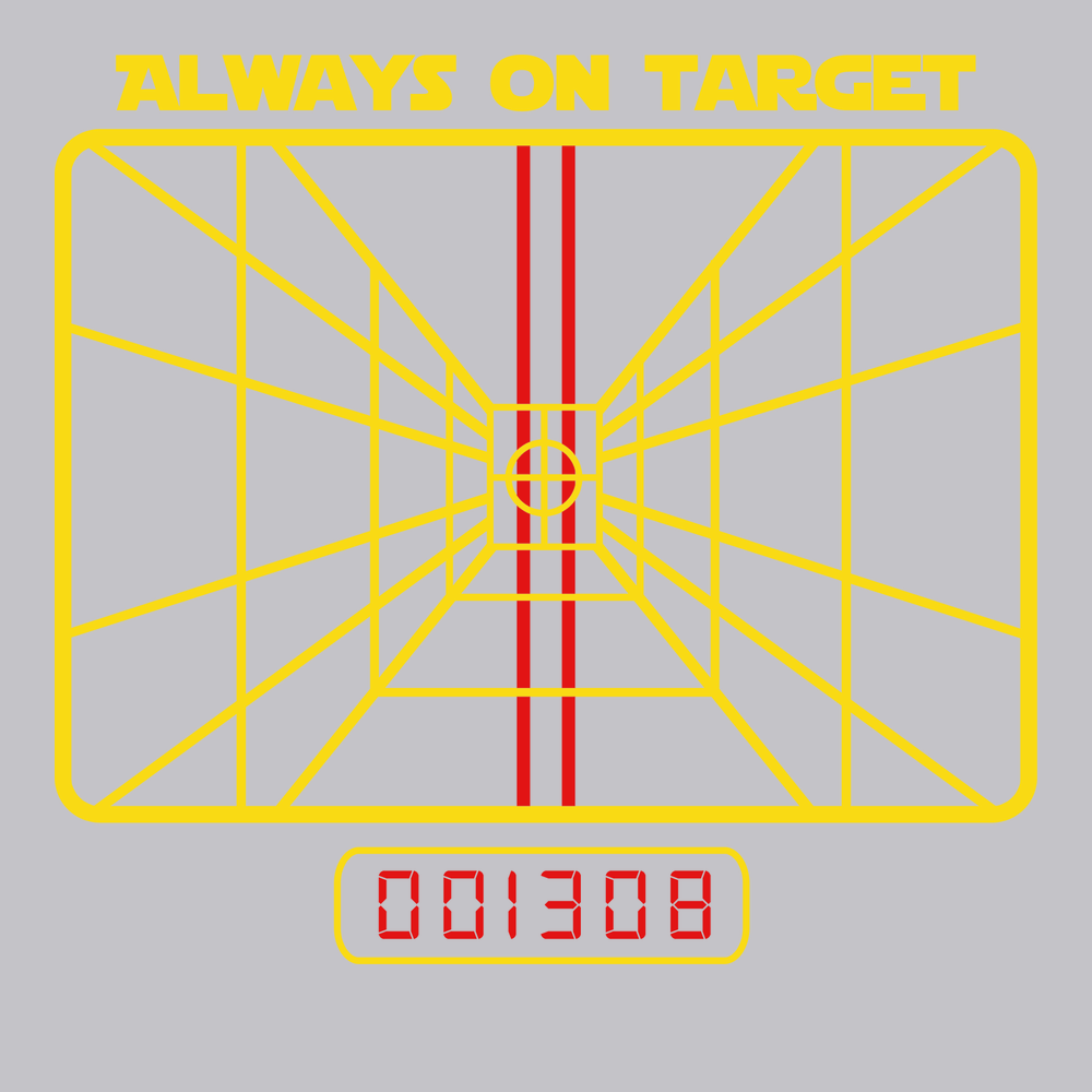 Always On Target T-Shirt SILVER