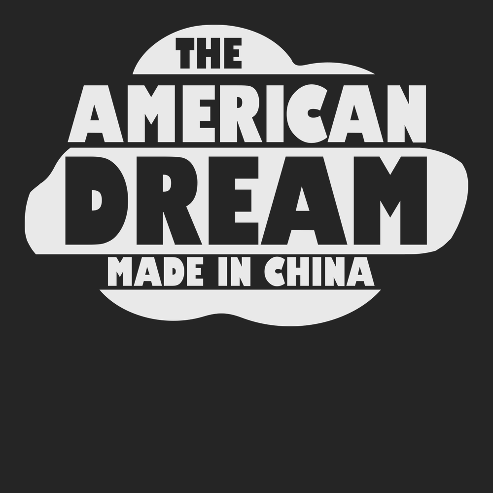 American Dream Made In China T-Shirt BLACK