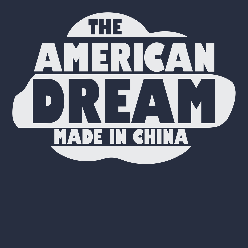 American Dream Made In China T-Shirt NAVY
