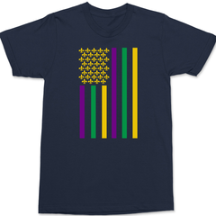 American Mardi Gras T-Shirt NAVY