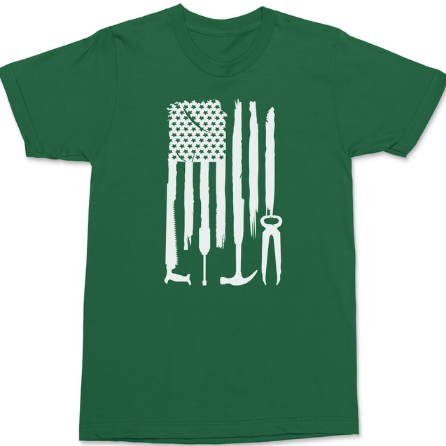 American Tools Flag T-Shirt GREEN