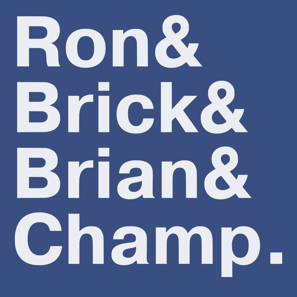 Anchorman Names T-Shirt BLUE