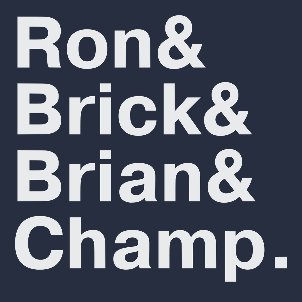 Anchorman Names T-Shirt NAVY