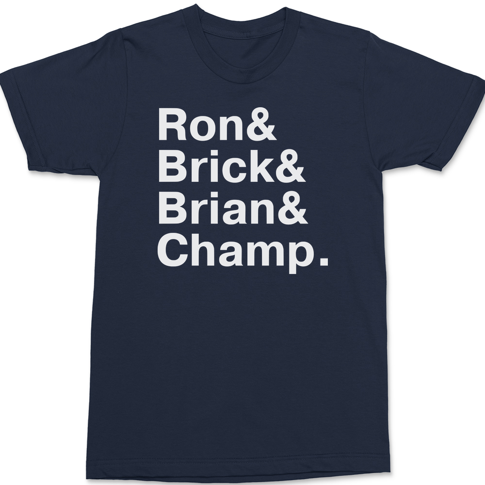 Anchorman Names T-Shirt NAVY