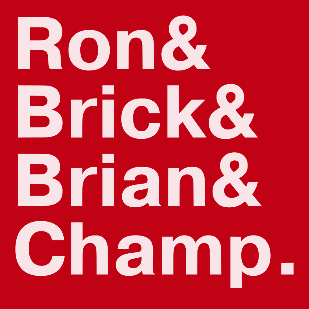 Anchorman Names T-Shirt RED