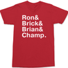 Anchorman Names T-Shirt RED