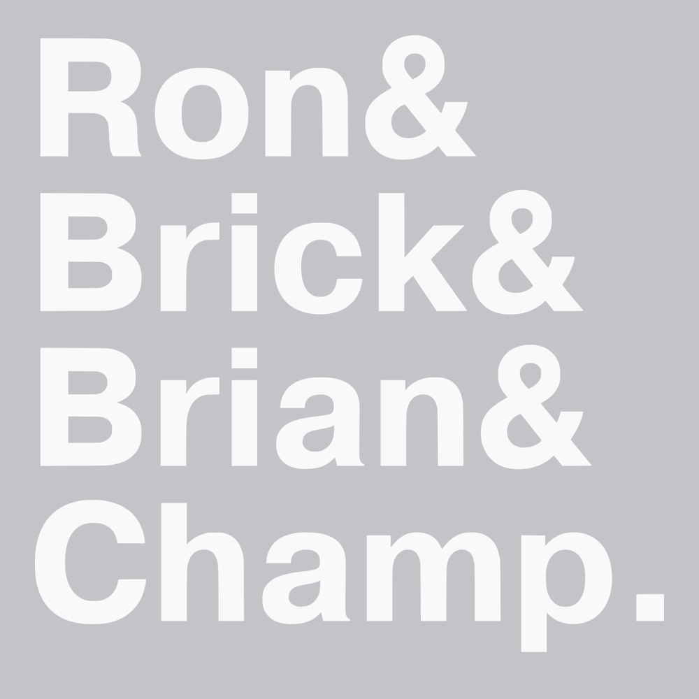Anchorman Names T-Shirt SILVER