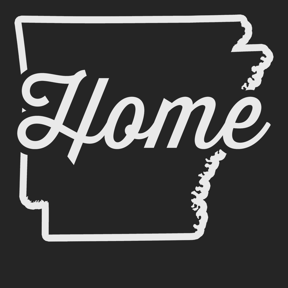 Arkansas Home T-Shirt BLACK