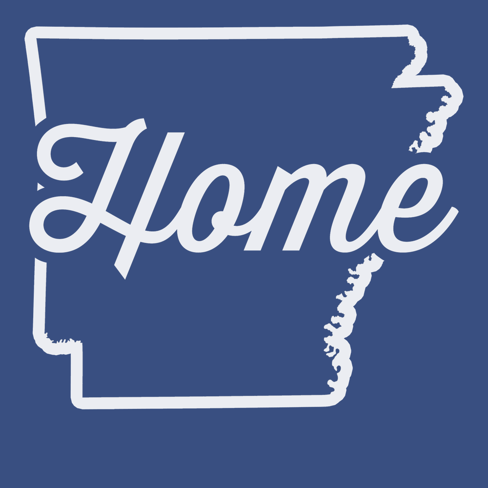 Arkansas Home T-Shirt BLUE