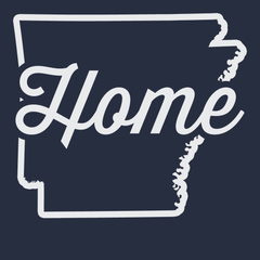 Arkansas Home T-Shirt NAVY