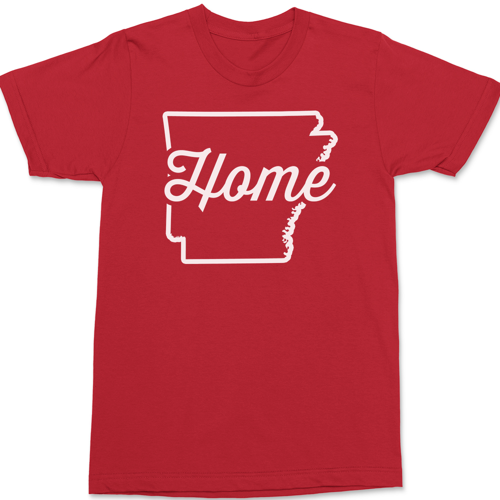 Arkansas Home T-Shirt RED
