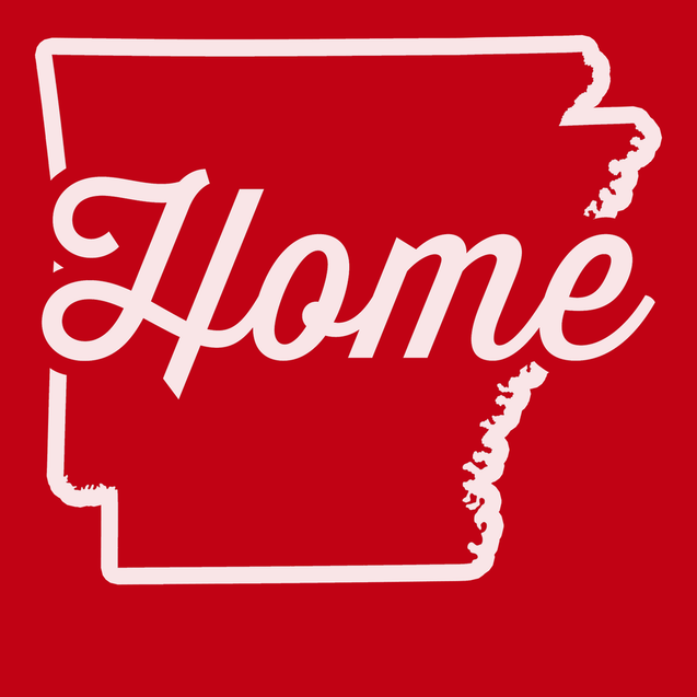 Arkansas Home T-Shirt RED