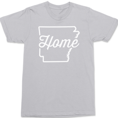 Arkansas Home T-Shirt SILVER