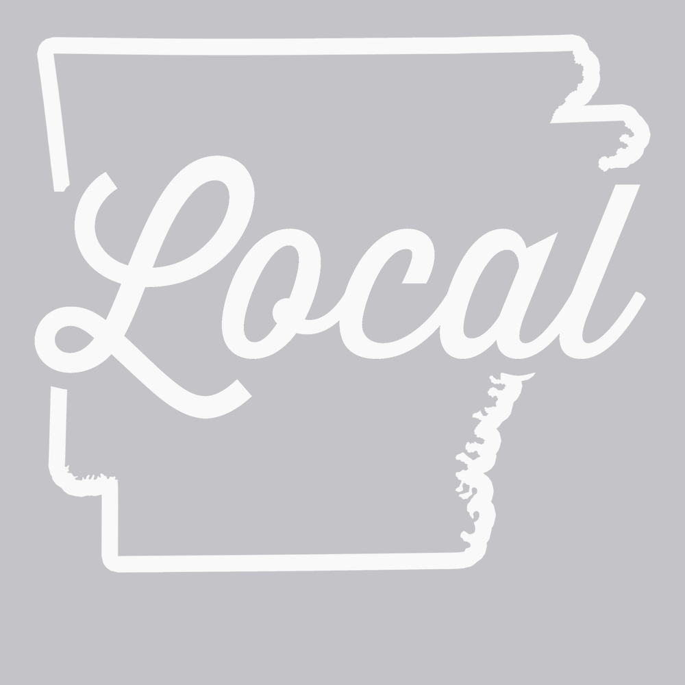 Arkansas Local T-Shirt SILVER