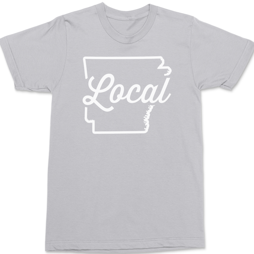 Arkansas Local T-Shirt SILVER