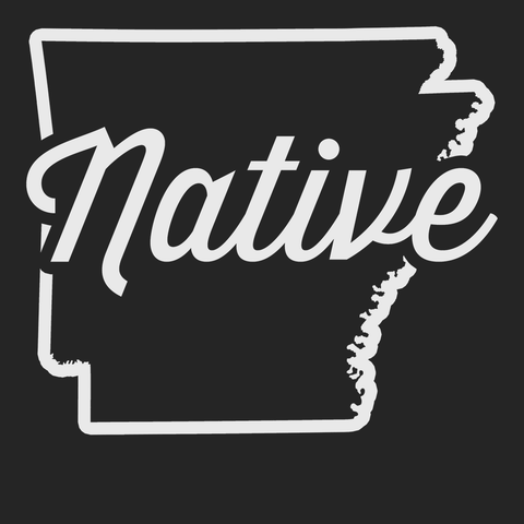 Arkansas Native T-Shirt BLACK