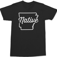 Arkansas Native T-Shirt BLACK