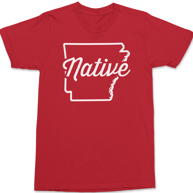 Arkansas Native T-Shirt RED
