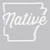 Arkansas Native T-Shirt SILVER