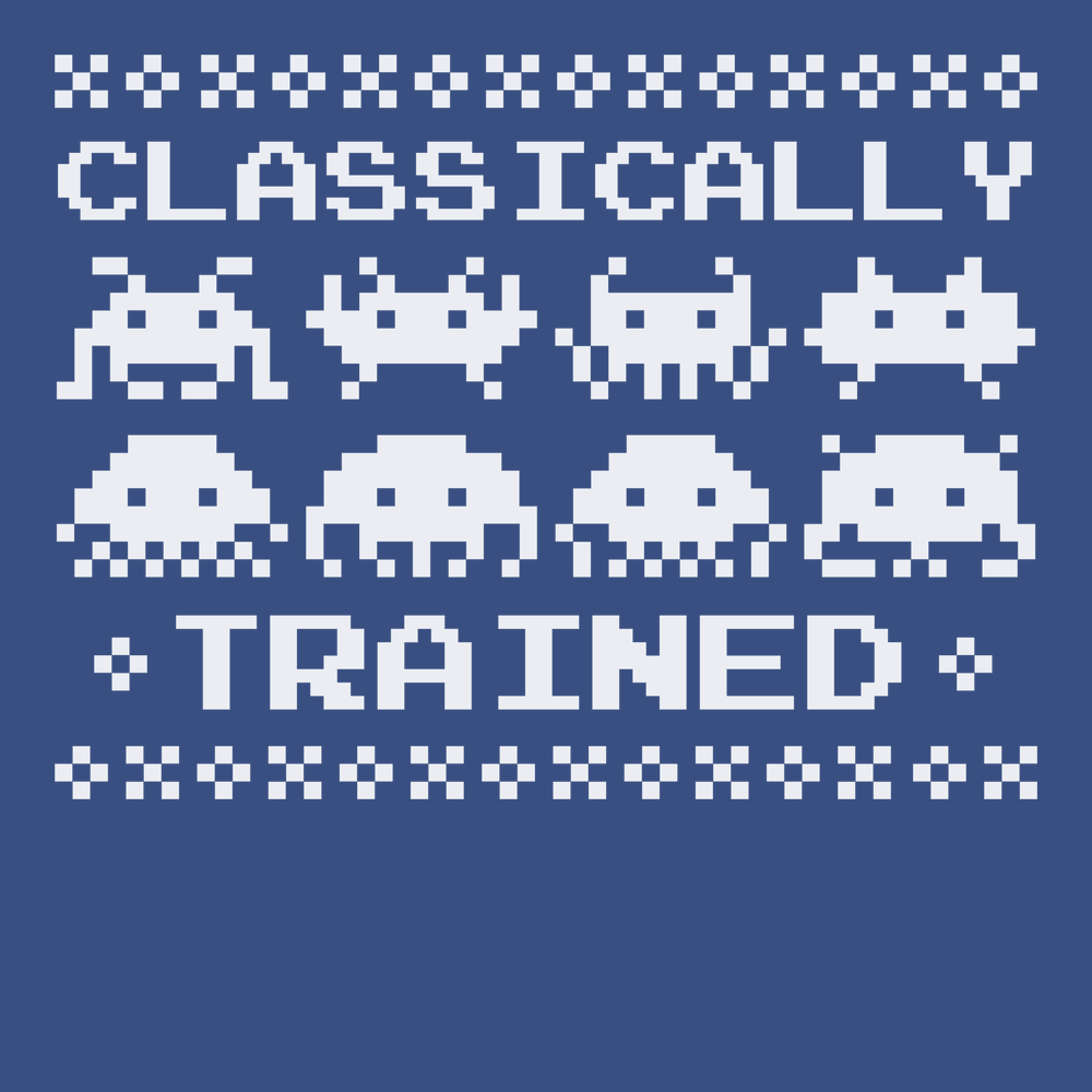 Atari Classically Trained T-Shirt BLUE