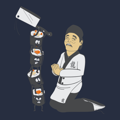 Attack of the Sushi T-Shirt NAVY