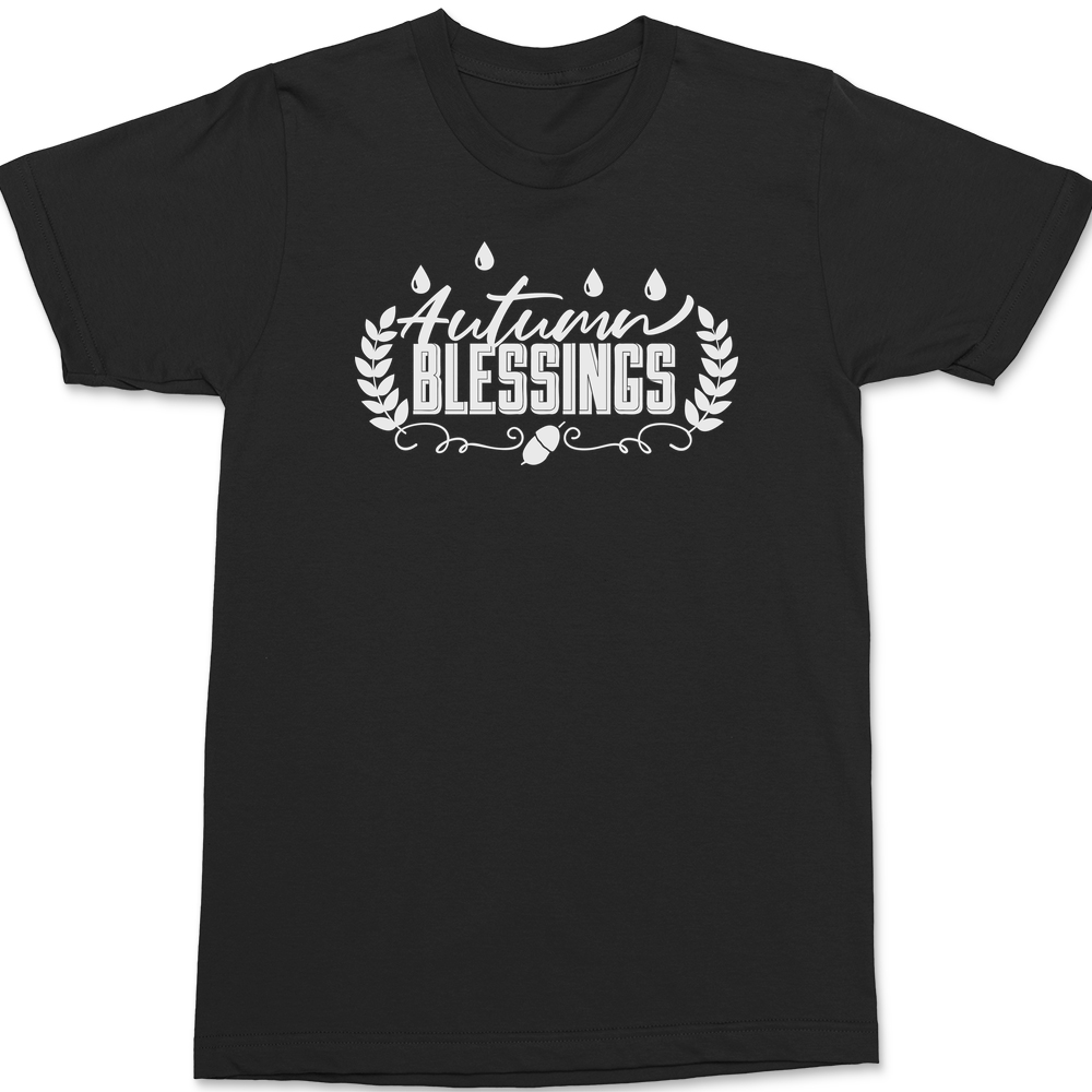 Autumn Blessings T-Shirt BLACK