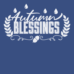 Autumn Blessings T-Shirt BLUE