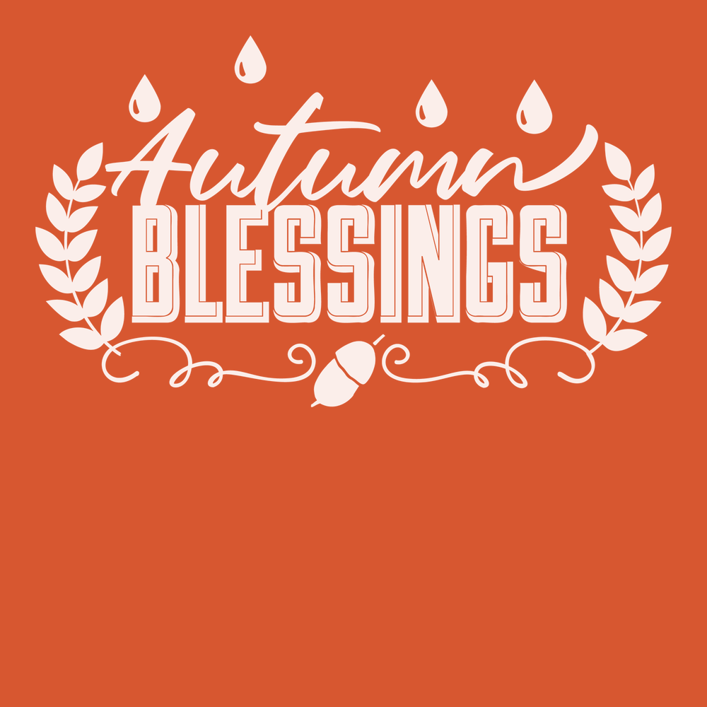 Autumn Blessings T-Shirt ORANGE