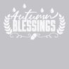 Autumn Blessings T-Shirt SILVER