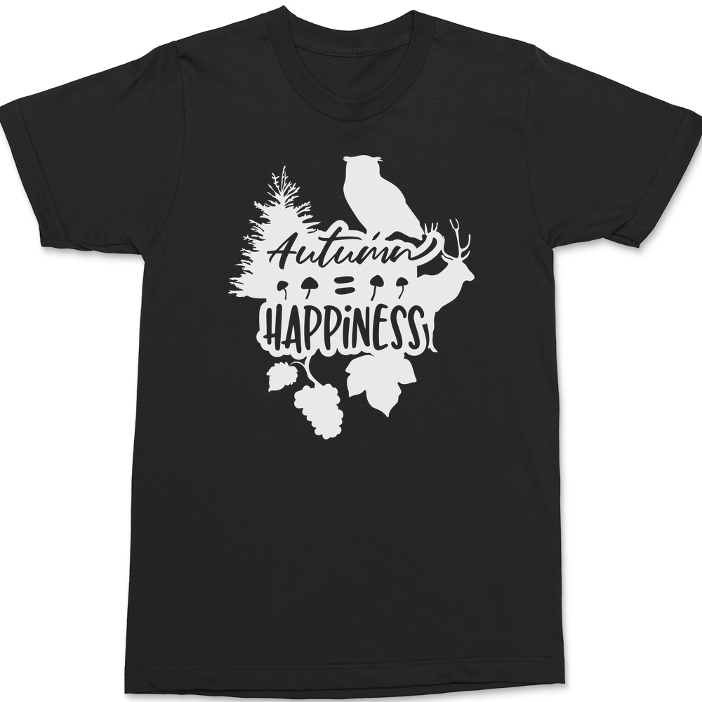 Autumn Happiness T-Shirt BLACK