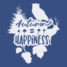 Autumn Happiness T-Shirt BLUE