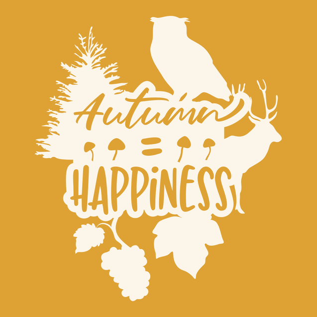 Autumn Happiness T-Shirt GOLD