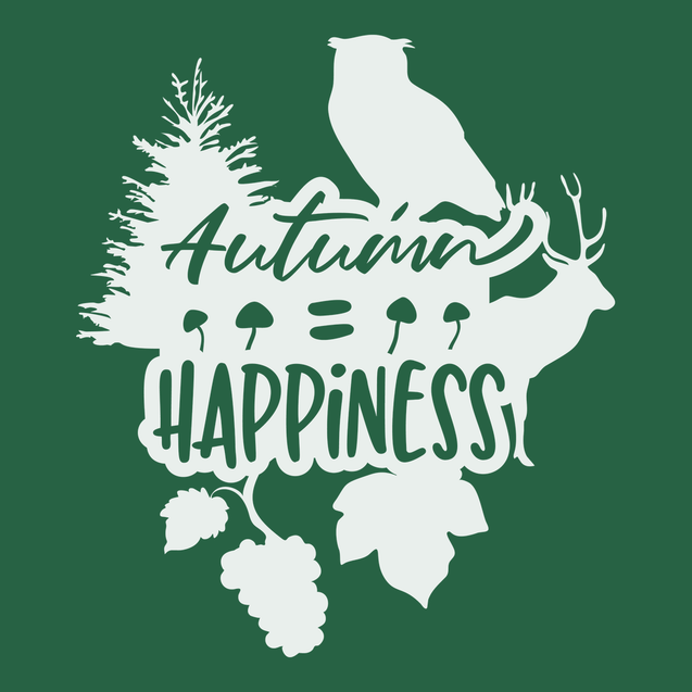 Autumn Happiness T-Shirt GREEN